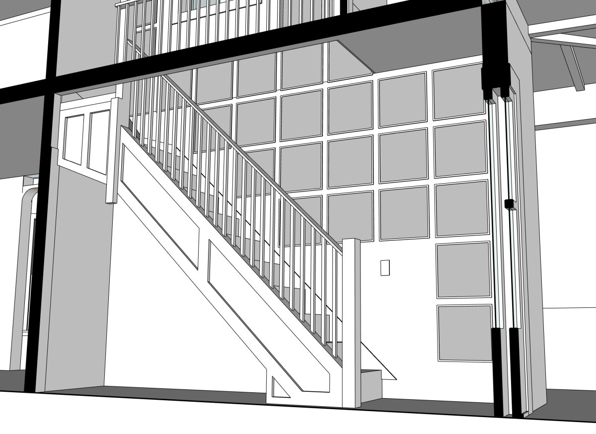 stairwell art layout 3