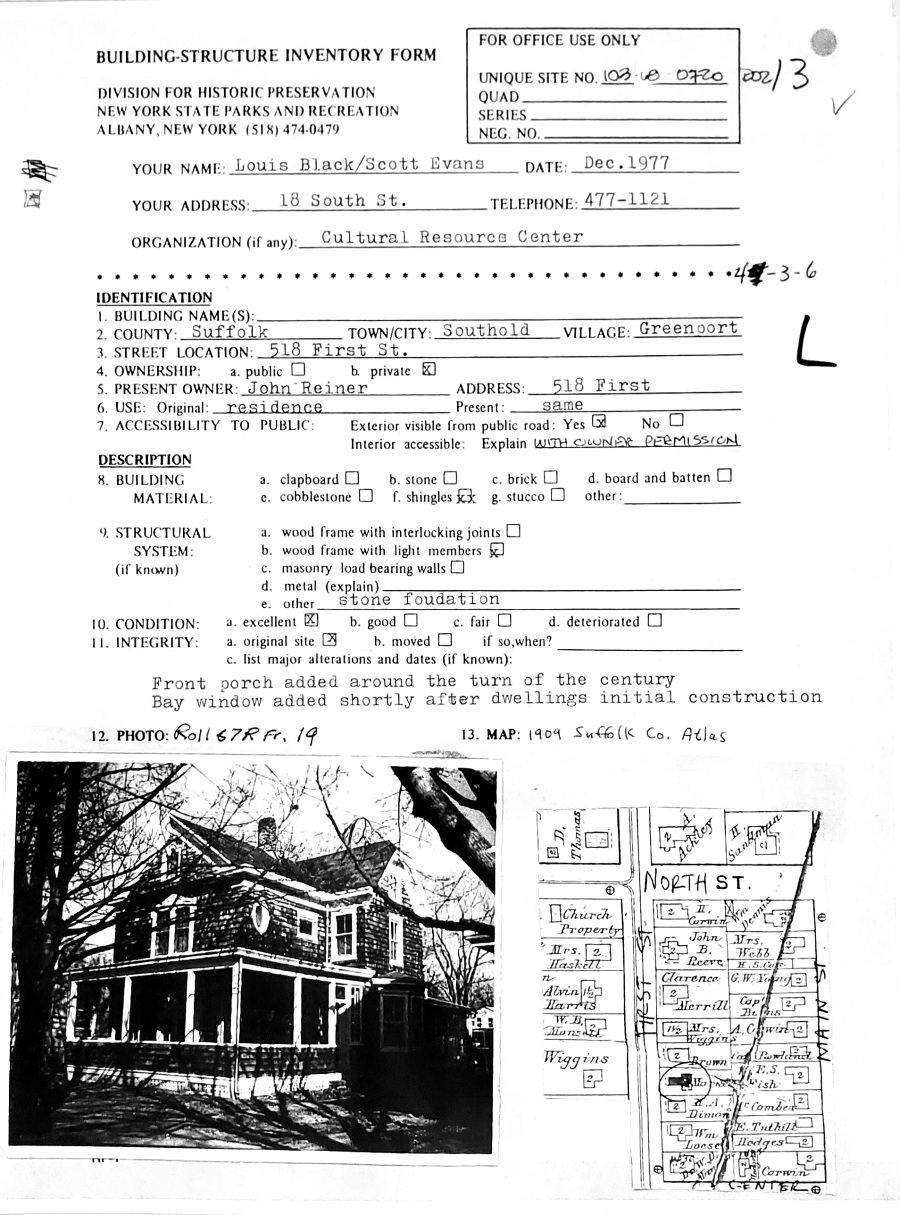 Historic Building Survey 1